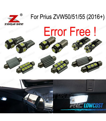 KIT 14 LAMPADE LED INTERNE PER TOYOTA PRIUS ZVW50 ZVW51 ZVW55 2016