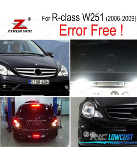 KIT 24 LAMPADE LED INTERNE PER MERCEDES CLASSE S W220 S500 S600 S55AMG S63AMG S65AMG 99-05