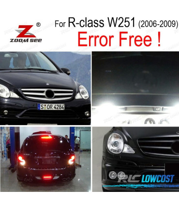 KIT 24 LAMPADE LED INTERNE PER MERCEDES CLASSE S W220 S500 S600 S55AMG S63AMG S65AMG 99-05