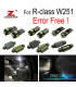 KIT 22 LAMPADE LED INTERNE PER MERCEDES CLASSE R W251 R320 R350 R500 2006-2014