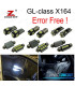 KIT 26 LAMPADE LED INTERNE PER MERCEDES GL CLASSE X164 GL320 GL350 GL420 GL450 GL500 06-12
