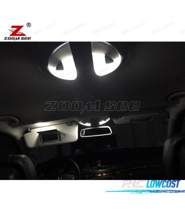 KIT 19 LAMPADE LED INTERNE PER MERCEDES CLASSE E W210 SEDAN E220 E240 E270 E300 E320 E420 E320 E430 E55AMG
