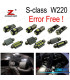 KIT 22 LAMPADE LED INTERNE PER MERCEDES CLASSE S W220 S320 S350 S400 S420 S430 1999-2005