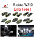 KIT 19 LAMPADE LED INTERNE MERCEDES CLASSE E W210 SEDAN E200 E300 E420 E320 E430 95-02