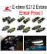 KIT 26 LAMPADE LED INTERNE PER MERCEDES CLASSE E S212 STATION WAGON E200 E250 E300 E350 E400 E500 E550 E63 AMG 10