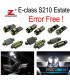 KIT 20 LAMPADE LED INTERNE PER MERCEDES CLASSE S210 WAGON ESTATE E200 E220 E240 E270 E300 E420 E320 E430