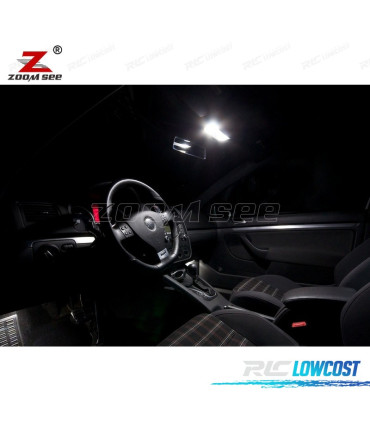 KIT 14 LAMPADE LED INTERNE PER VOLKSWAGEN VW GOLF PLUS 2010-2014