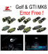 KIT 14 LAMPADE LED INTERNE PER VOLKSWAGEN VW GTI GOLF6 GOLF MK6 MK 6 VI MKVI 2010-2014
