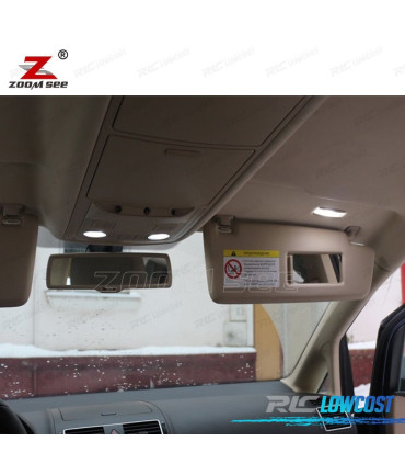 KIT 17 LAMPADE LED INTERNE PER VOLKSWAGEN VW SHARAN 7N 2011-2018