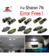 KIT 17 LAMPADE LED INTERNE PER VOLKSWAGEN VW SHARAN 7N 2011-2018