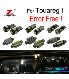 KIT 18 LAMPADE LED INTERNE PER VOLKSWAGEN VW TOUAREG I 7LA 7L6 7L7 2002-2009