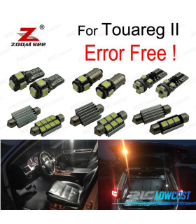 KIT 23 LAMPADE LED INTERNE PER VOLKSWAGEN VW TOUAREG II 7 P 7P5 7P6 2010