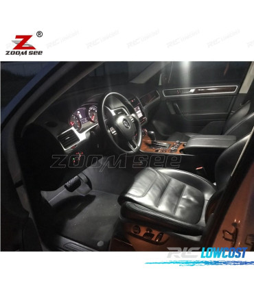 KIT 23 LAMPADE LED INTERNE PER VOLKSWAGEN VW TOUAREG II 7 P 7P5 7P6 2010