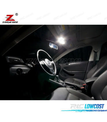 KIT 13 LAMPADE LED INTERNE PER VOLKSWAGEN VW JETTA 6 MK6 MK VI SPORTWAGEN 2010-2014