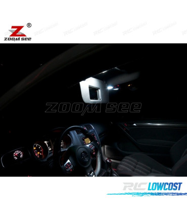 KIT 13 LAMPADE LED INTERNE PER VOLKSWAGEN VW GOLF MK6 R GOLF R MKVI 2012-2013