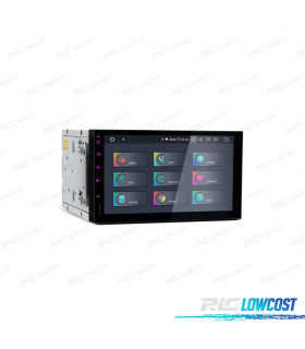 RADIO GPS ANDROID 11 7" LCD TÁCTIL 2DIN HDMI 4GB RAM 64GB ROM CARPLAY
