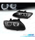 FARI BMW E92 E93 06-10 XENON AFS ANGEL EYES LED DLR FONDO NERO