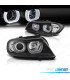 FARI BMW E90 E91 05-08 ANGEL EYES 3D SFONDO NERO