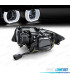 FARI BMW E90 E91 05-08 ANGEL EYES 3D SFONDO NERO