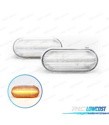 FRECCE LATERALI LED BAR FORD SEAT VOLKSWAGEN VW CROMATE