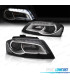 FARI PER AUDI A3 8P 08-12 TRU DRL FONDO NERO