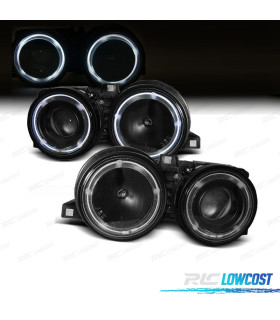 FARI OCCHI ANGEL BMW E30 82-94 FONDO NERO