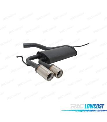 SILENZIATORE DI SCARICO PER AUDI A3 8PA SEAT LEON 2X76MM