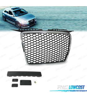 GRIGLIA AUDI A3 8P 8PA 05-08 LOOK RS CROMATO