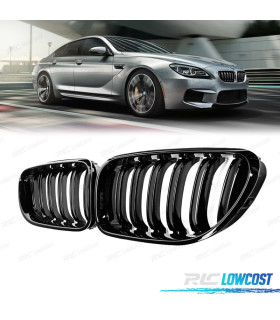 GRIGLIE BMW SERIE 6 F06 F12 F13 11-18 ASPECTO M6 NERO LUCIDO