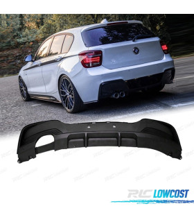 DIFFUSORE PER BMW F20 F21 11-15 LOOK M-PERFORMANCE DOPPIA USCITA SINISTRA