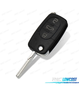ALLOGGIAMENTO CHIAVE AUDI QUADRATA 3 PULSANTI CON SPADINO