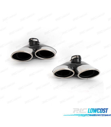 TERMINALI SCARICO MERCEDES CLASSE S W220 98-05 LOOK AMG