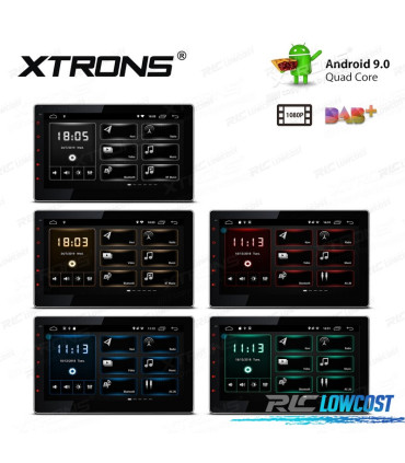 RADIO GPS ANDROID 9 UNIVERSALE 2 DIN SCHERMO TATTILE 10.1" C