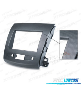 CORNICE NERA RADIO 2-DIN PER PEUGEOT MITSUBISHI CITROEN