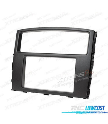 CORNICE NERA RADIO 2-DIN PER MITSUBISHI