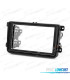 CORNICE NERA RADIO 2-DIN PER SKODA VOLKSWAGEN VW SEAT