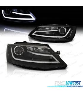 FARI A LED DIURNO VOLKSWAGEN VW VOLKSWAGEN VW JETTA 11-18 FONDO NERO