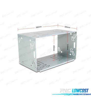 SCATOLA ADATTATRICE 2 DIN UNIVERSALE IN METALLO