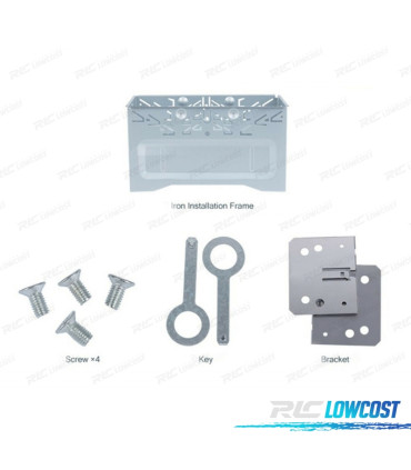 SCATOLA ADATTATRICE 2 DIN UNIVERSALE IN METALLO