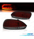 FANALI A LED PER VOLKSWAGEN VW VOLKSWAGEN VW SCIROCCO 08-14 ROSSO AFFUMICATO