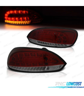 FANALI A LED PER VOLKSWAGEN VW VOLKSWAGEN VW SCIROCCO 08-14 ROSSO AFFUMICATO