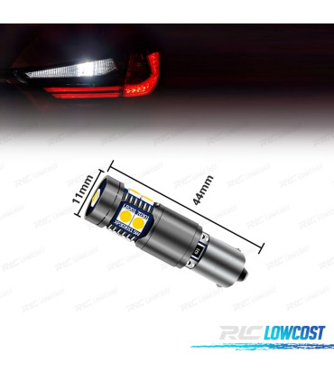 LED BULB BAX9S H21W H6W CANBUS REVERSE GEAR