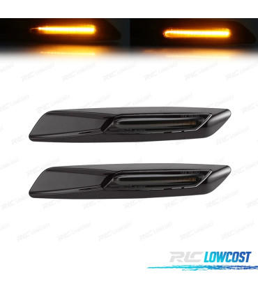 FRECCIE LATERALI DINAMICHE A LED PER BMW E82 E81 E88 E87 E90 E91 E92 E93 E60 E61 E84 FUME'