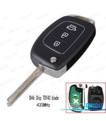 CHIAVE COMPLETA PER HYUNDAI IX35 IX25 IX45 ELANTRA SANTA FE