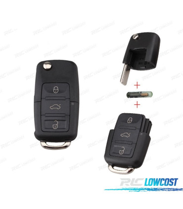CHIAVE COMPLETA VOLKSWAGEN VW SHARAN 95-05 PASSAT 02-05 POLO 02-09 CADDY 04-11 EOS 06-11 GOLF 04-09 GOL