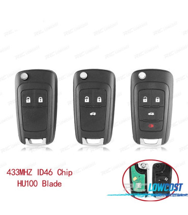 CHIAVE COMPLETA PER CHEVROLET CRUZE 2008- AVEO 2011- ORLANDO 2011-