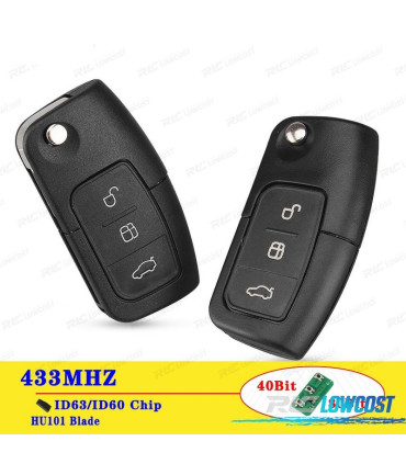 CHIAVE COMPLETA FORD FOCUS 05-10 MONDEO 07-10 FIESTA 09-10 GALAXY 06-10