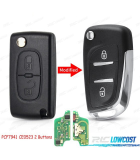 CHIAVE COMPLETA PEUGEOT 307 407 607