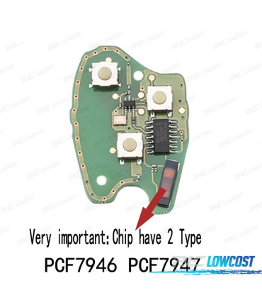 CHIAVE COMPLETA PER RENAULT SCENIC CLIO KANGOO