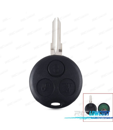 CHIAVE COMPLETA PER SMART FORTWO K ROADSTER CITY COUPE CITY CABRIO FORFOUR CROSSBLADE